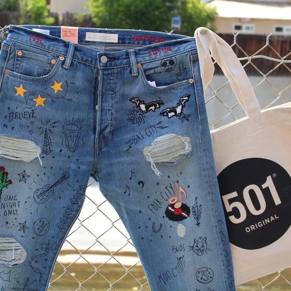 limited edition 501 original fit jeans